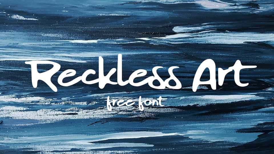 Reckless Art Font › Fontesk