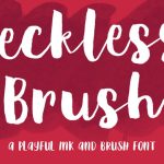 Reckless Brush Font › Fontesk