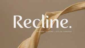 Recline Font › Fontesk