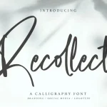 Recollect Font - Fonte Grátis Recollect Font