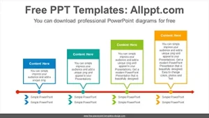 Rectangle banner progress PowerPoint Diagram Template