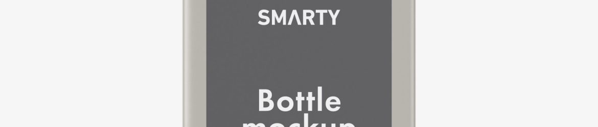Rectangle bottle with pump mockup Rectangle bottle with pump mockup