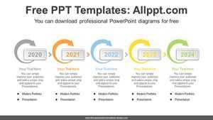 Rectangle Button PowerPoint Diagram
