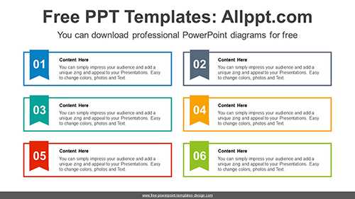 Rectangle Line Banner PowerPoint Diagram