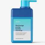 Rectangle pump bottle mockup