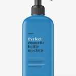 Rectangle pump bottle mockup / 500 ml