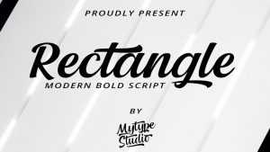 Rectangle Script Font › Fontesk