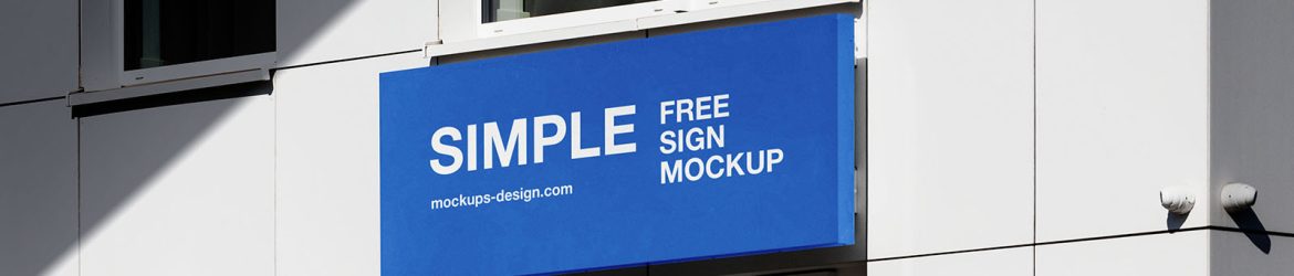 Rectangle sign on bright builiding