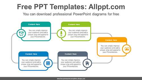 Rectangles progress PowerPoint Diagram Template