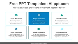 Rectangular banner list PowerPoint Diagram Template