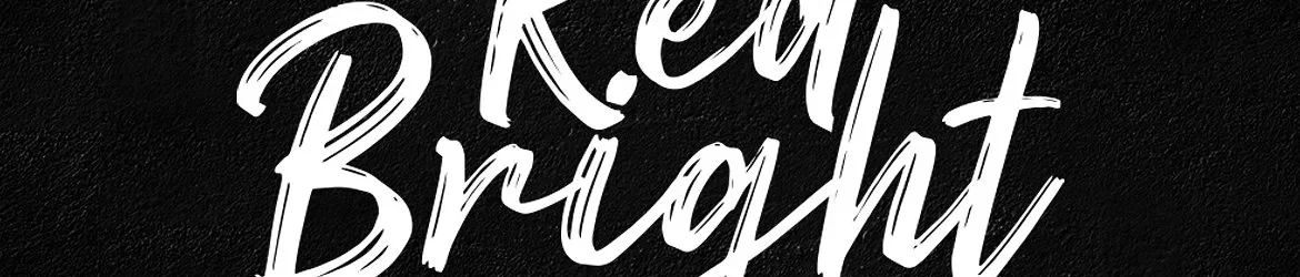 Red Bright Brush Font
