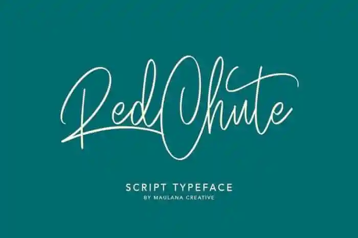 Red Chute Handwritten Font