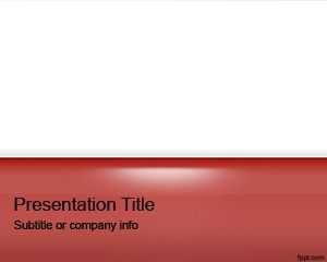 Red Gloss PowerPoint Template