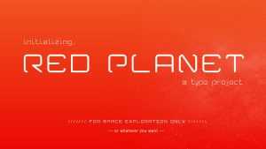 Red Planet Font Family › Fontesk