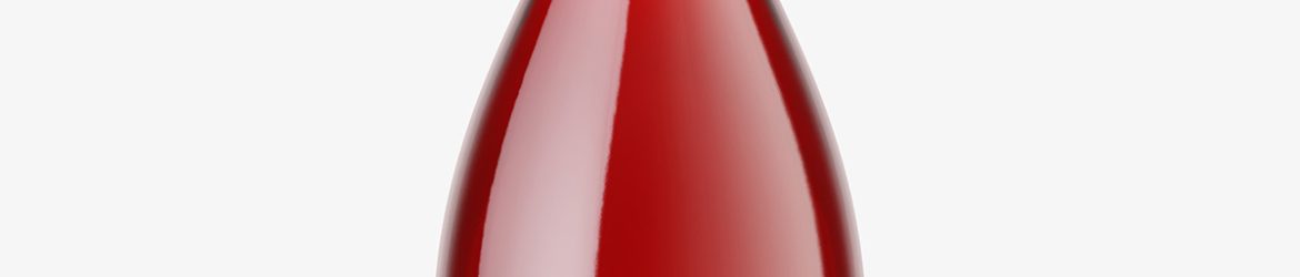 Red wine in clear bottle mockup Red wine in clear bottle mockup
