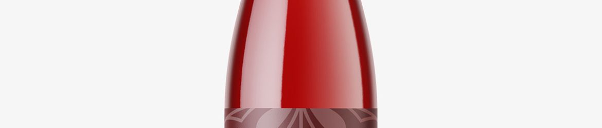 Red wine in clear bottle mockup Red wine in clear bottle mockup