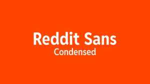 Reddit Sans Condensed Font › Fontesk