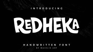 Redheka Font › Fontesk