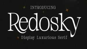 Redosky Font › Fontesk