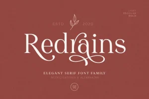Redrains Font