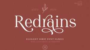 Redrains Font › Fontesk