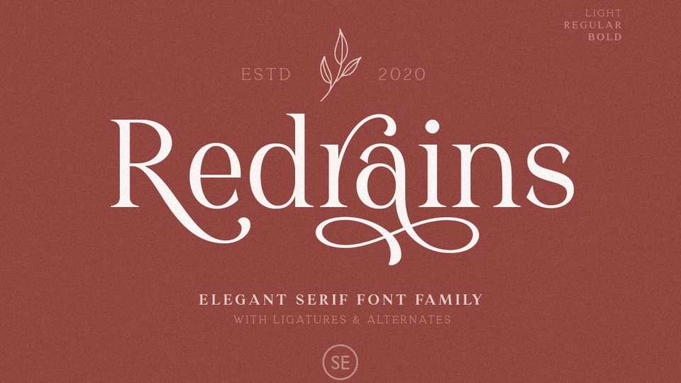 Redrains Font › Fontesk