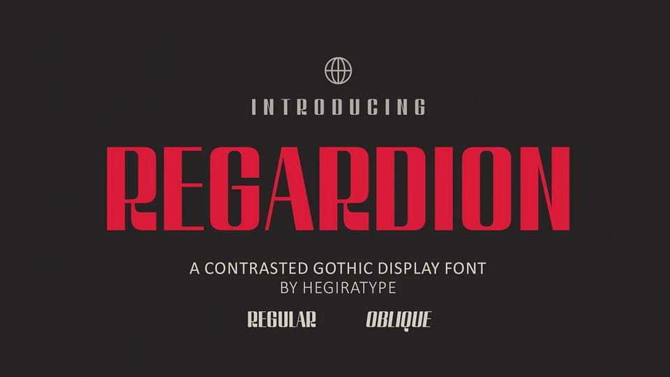 Regardion Font › Fontesk