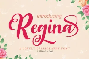 Regina Bold Script Font