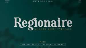 Regionaire Font › Fontesk