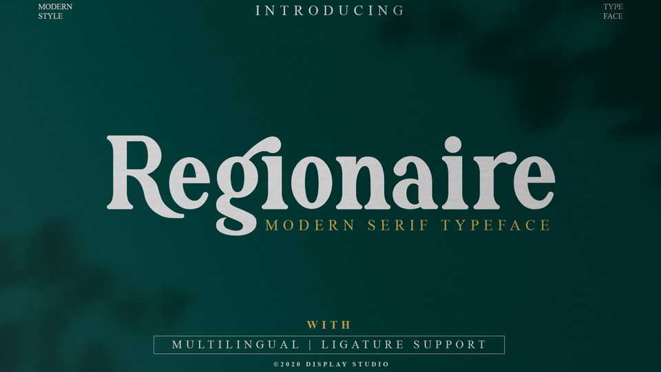 Regionaire Font › Fontesk