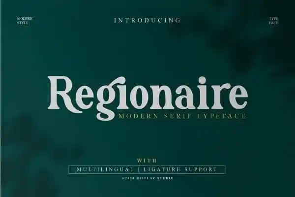 Regionaire Serif Font