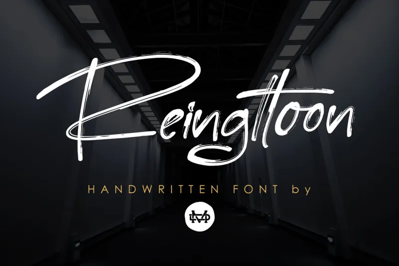 Reingttoon - Handwritten Brush Font