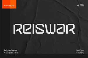 Reiswar Display Font