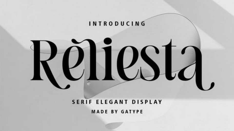 Reliesta Display Font › Fontesk