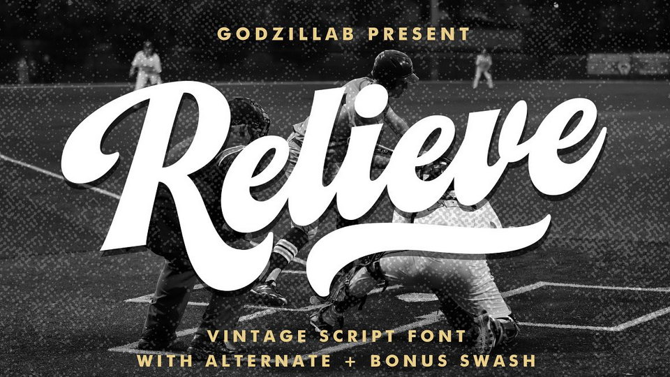 Relieve Vintage Script Font › Fontesk