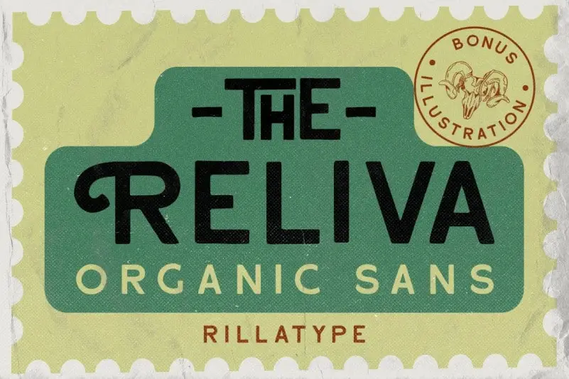 Reliva Sans Serif Font