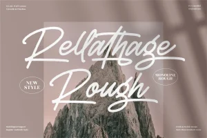 Rellathage Rough Font
