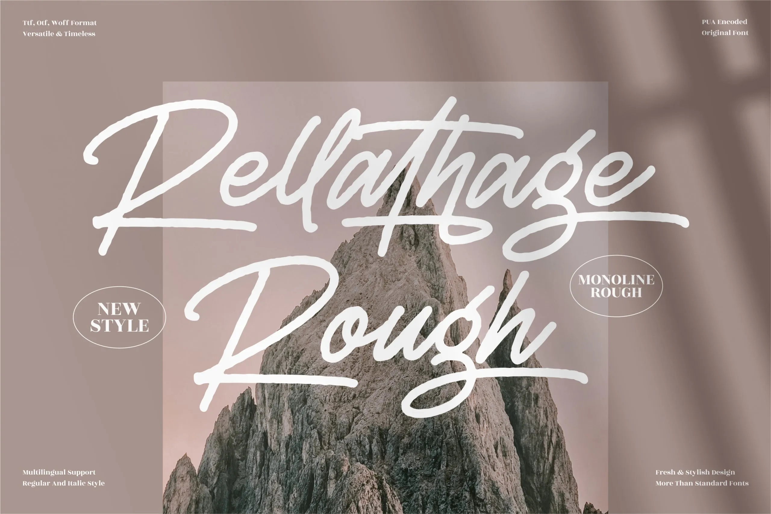 Rellathage Rough Font