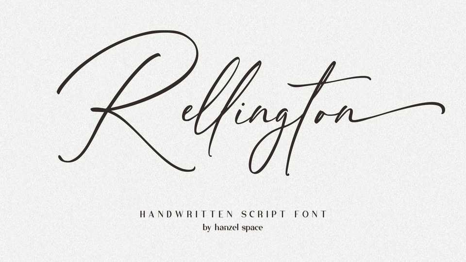 Rellington Script Font › Fontesk