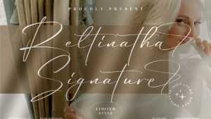 Reltinatha Signature Font › Fontesk