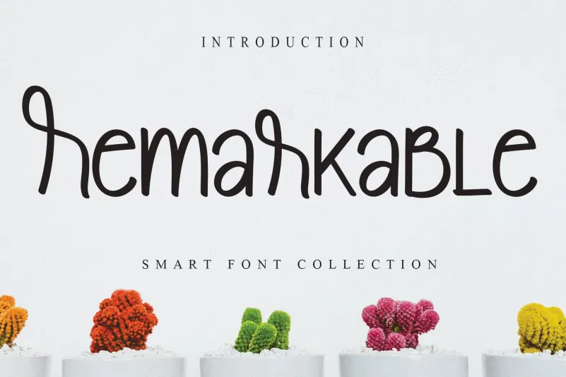 Remarkable Display Font