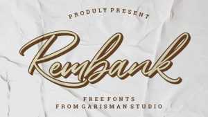 Rembank Font › Fontesk