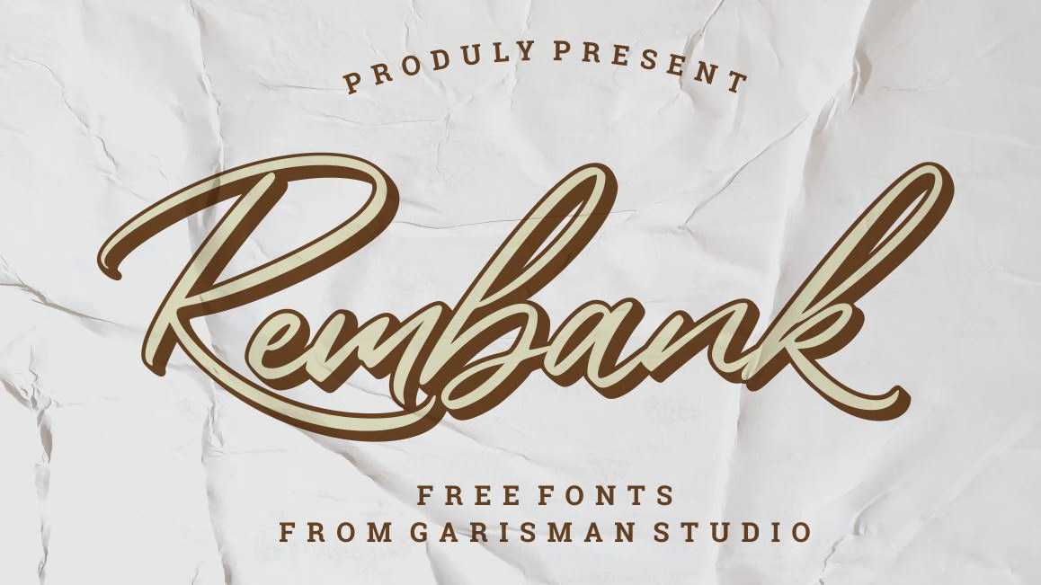 Rembank Font › Fontesk