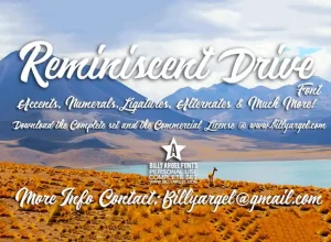 Reminiscent Drive Font