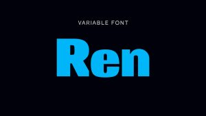 Ren Font Family › Fontesk