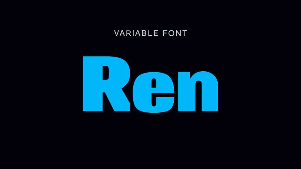 Ren Font Family › Fontesk