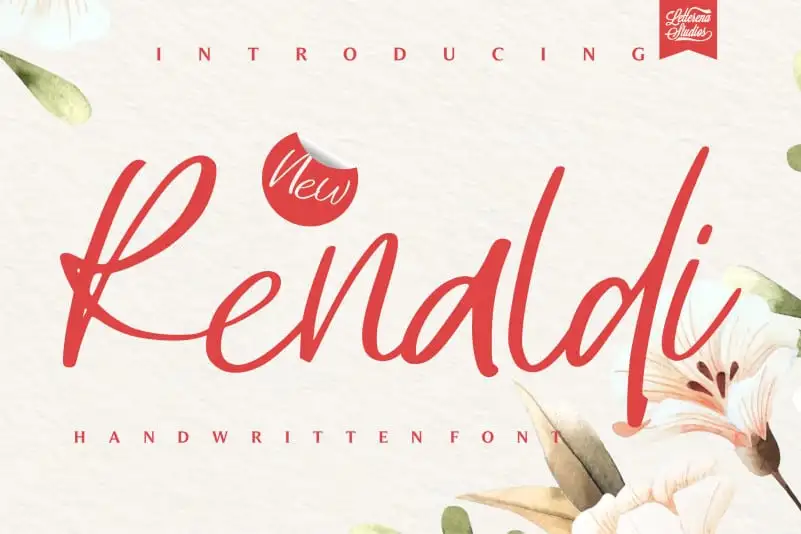 Renaldi - Luxury Script Font
