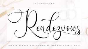 Rendezvouws Script Font › Fontesk
