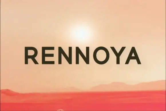 Rennoya Sans Serif Font
