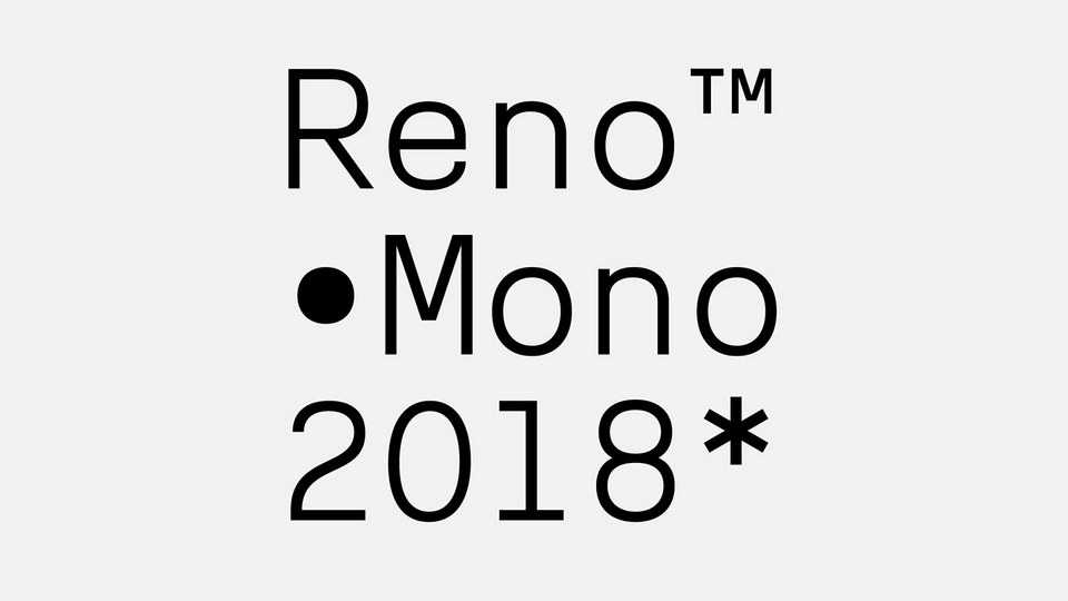 Reno Mono Font › Fontesk